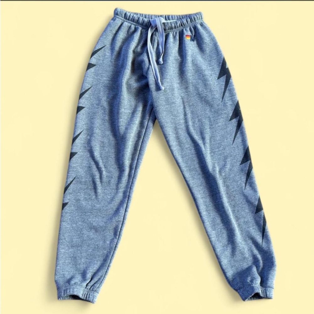 Aviator Nation 4 bolt gray sweatpants